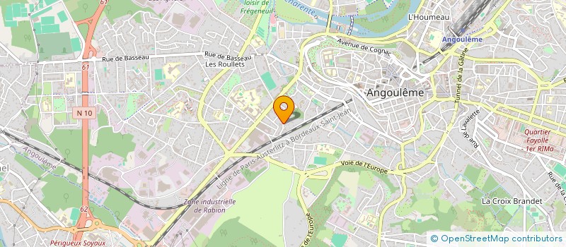 localisation de l'entreprise MONSIEUR JEAN LABROUSSE à ANGOULEME