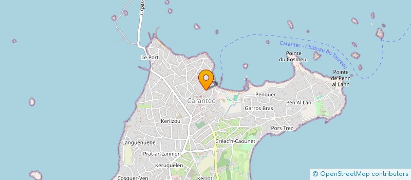 localisation de l'entreprise MONSIEUR JEAN LABROUSSE  CARANTEC