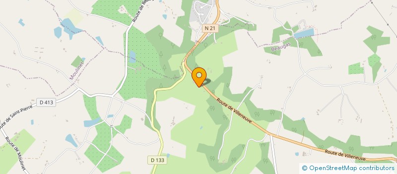 localisation de l'entreprise MONSIEUR JEAN LACAU  MONBAHUS