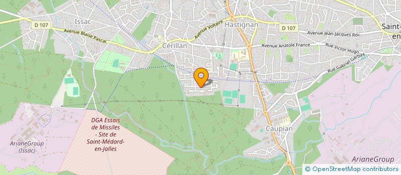 localisation de l'entreprise MONSIEUR JEAN LACHAISE  SAINT-MEDARD-EN-JALLES