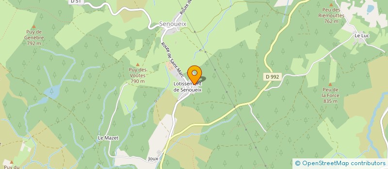 localisation de l'entreprise MONSIEUR JEAN LACHAMBRE  GENTIOUX-PIGEROLLES