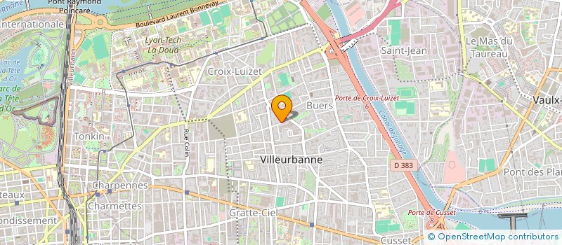 localisation de l'entreprise MONSIEUR JEAN LACHAUX à VILLEURBANNE
