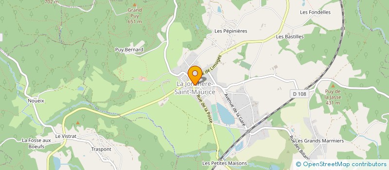 localisation de l'entreprise MONSIEUR JEAN LACHENY à LA JONCHERE-SAINT-MAURICE