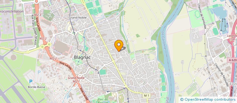 localisation de l'entreprise MONSIEUR JEAN LACLAU à BLAGNAC