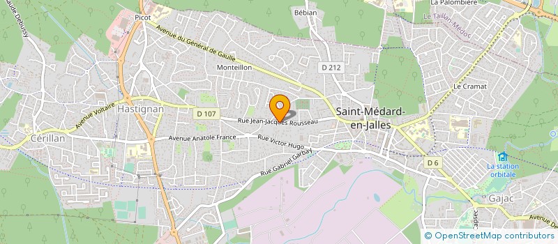 localisation de l'entreprise MONSIEUR JEAN LACMARI à SAINT-MEDARD-EN-JALLES