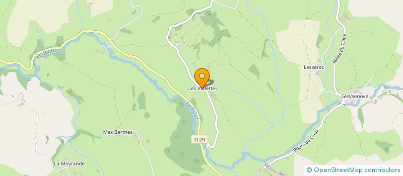 localisation de l'entreprise MONSIEUR JEAN LACOMBE  VEZINS-DE-LEVEZOU