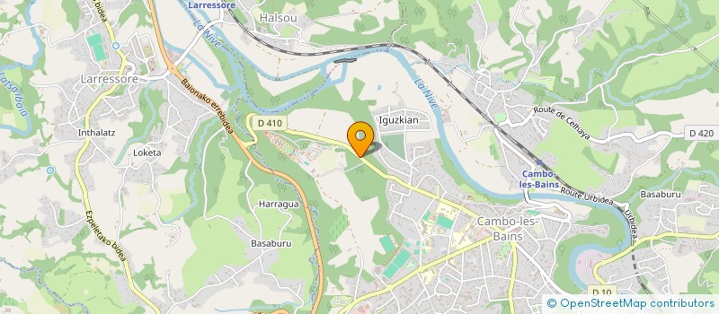 localisation de l'entreprise MONSIEUR JEAN LACOSTA à CAMBO-LES-BAINS