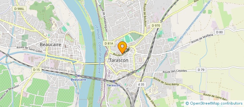 localisation de l'entreprise MONSIEUR JEAN LACOSTE  TARASCON