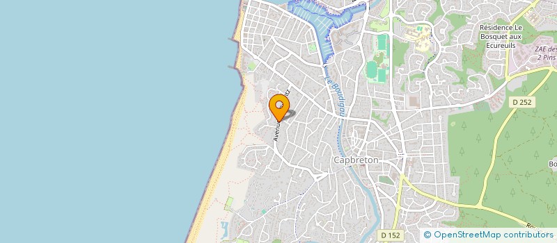 localisation de l'entreprise MONSIEUR JEAN LACOULOUMERE à CAPBRETON