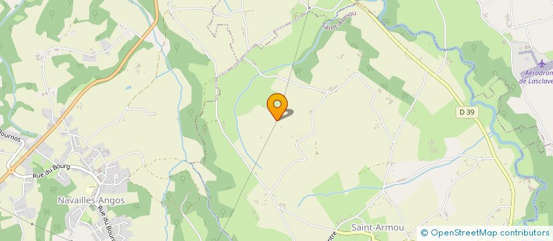 localisation de l'entreprise MONSIEUR JEAN LACOURREGE  SAINT-ARMOU