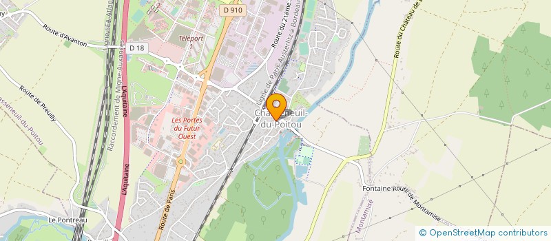 localisation de l'entreprise MONSIEUR JEAN LACROIX  CHASSENEUIL-DU-POITOU