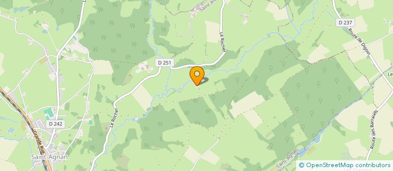 localisation de l'entreprise MONSIEUR JEAN LACROIX  SAINT-AGNAN
