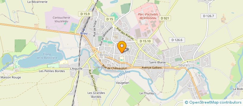 localisation de l'entreprise MONSIEUR JEAN LACROIX à BROU