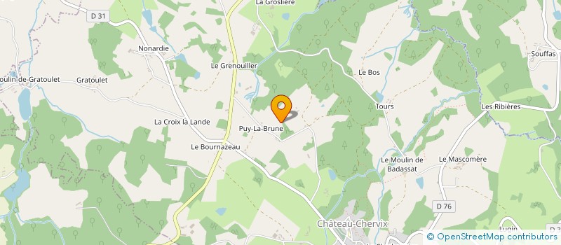 localisation de l'entreprise MONSIEUR JEAN LACROIX à CHATEAU-CHERVIX