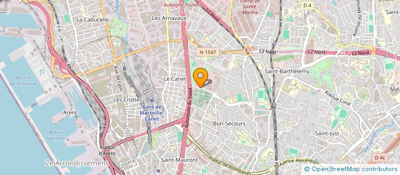 localisation de l'entreprise MONSIEUR JEAN LACURIE à MARSEILLE