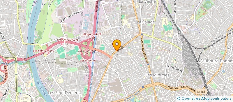 localisation de l'entreprise MONSIEUR JEAN LADAGNOUS à TOULOUSE
