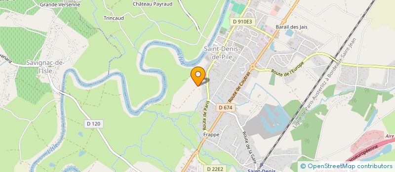 localisation de l'entreprise MONSIEUR JEAN LADAN  SAINT-DENIS-DE-PILE