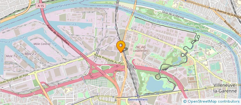 localisation de l'entreprise MONSIEUR JEAN LADEGAILLERIE à GENNEVILLIERS