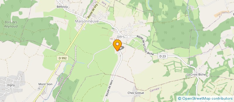 localisation de l'entreprise MONSIEUR JEAN LADOY  VERS