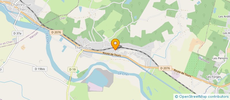 localisation de l'entreprise MONSIEUR JEAN LAE  VIERZON