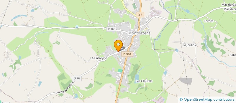 localisation de l'entreprise MONSIEUR JEAN LAFAGE à VAUREILLES