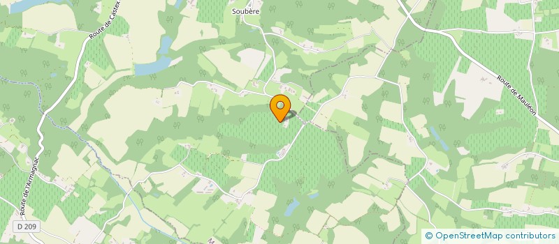 localisation de l'entreprise MONSIEUR JEAN LAFARGUE  MAUPAS