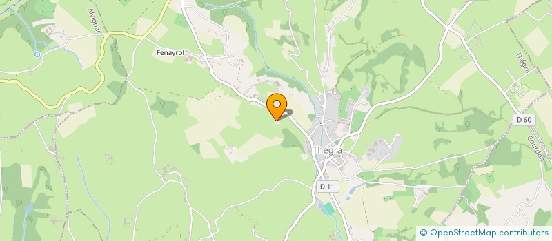 localisation de l'entreprise MONSIEUR JEAN LAFARGUETTE  THEGRA