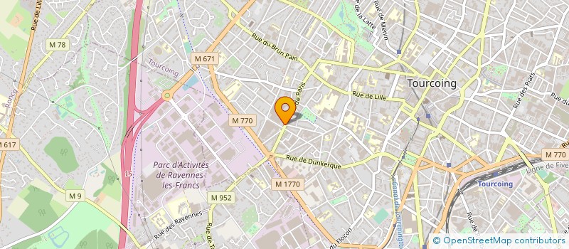 localisation de l'entreprise MONSIEUR JEAN LAFAY  TOURCOING