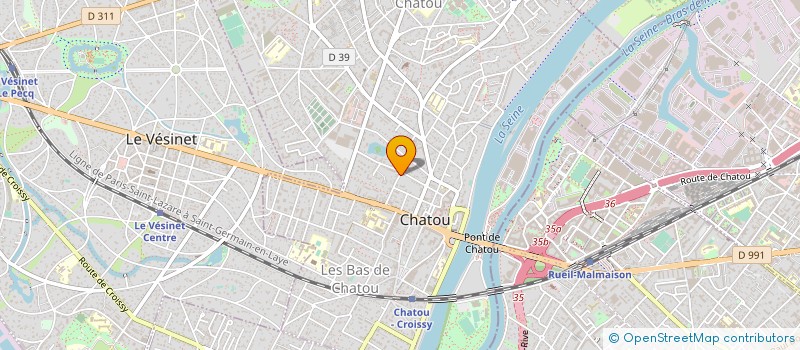 localisation de l'entreprise MONSIEUR JEAN LAFERRERE à CHATOU