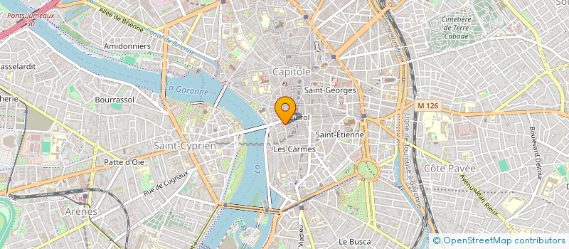 localisation de l'entreprise MONSIEUR JEAN LAFFONT  TOULOUSE