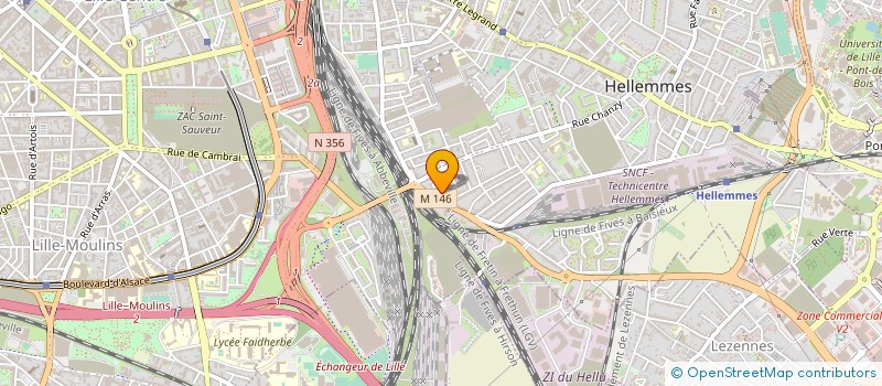 localisation de l'entreprise MONSIEUR JEAN LAFFONT à LILLE