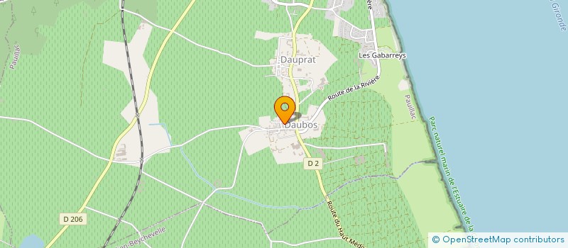 localisation de l'entreprise MONSIEUR JEAN LAFFORGUE  PAUILLAC