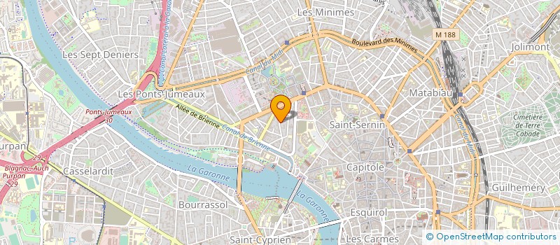 localisation de l'entreprise MONSIEUR JEAN LAFON à TOULOUSE