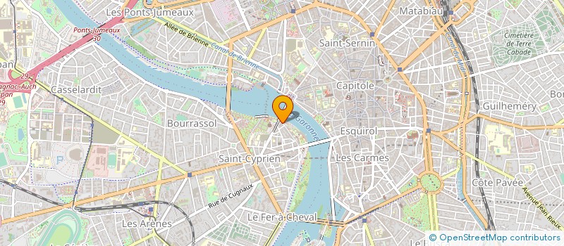 localisation de l'entreprise MONSIEUR JEAN LAFON à TOULOUSE