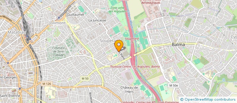 localisation de l'entreprise MONSIEUR JEAN LAFON à TOULOUSE
