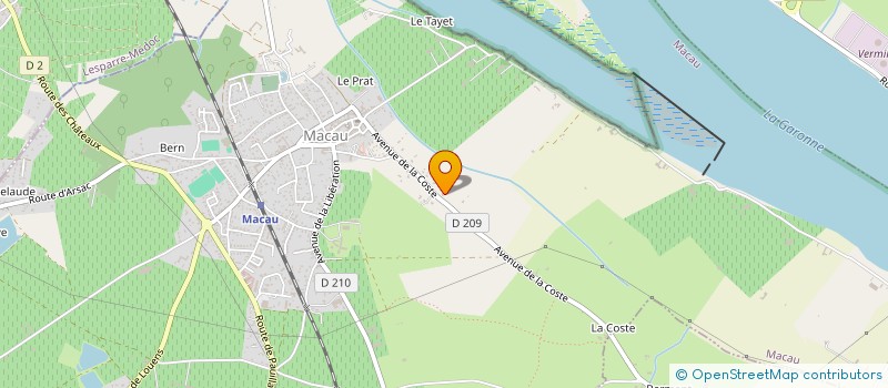 localisation de l'entreprise MONSIEUR JEAN LAFON  MACAU