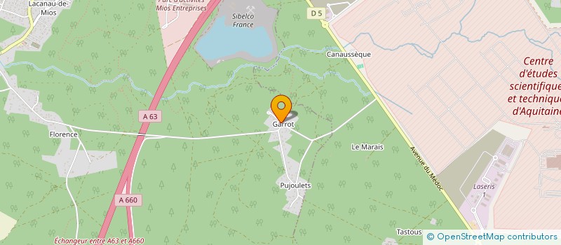 localisation de l'entreprise MONSIEUR JEAN LAFON  MIOS