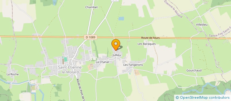 localisation de l'entreprise MONSIEUR JEAN LAFOND  SAINT-ETIENNE-LE-MOLARD