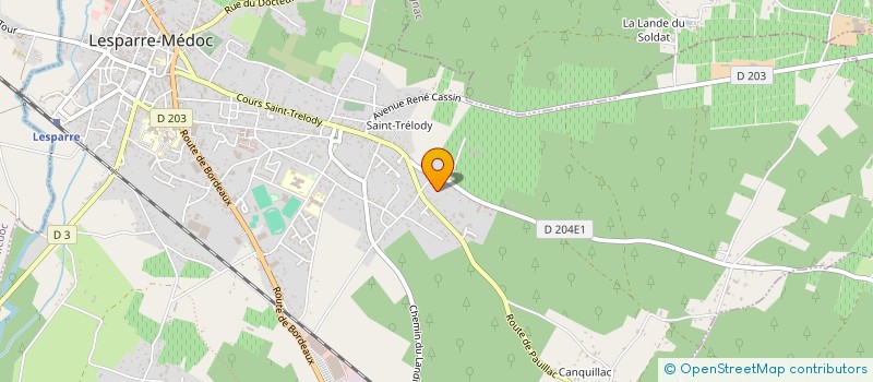 localisation de l'entreprise MONSIEUR JEAN LAFOND  LESPARRE-MEDOC