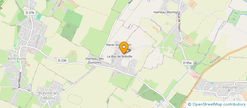 localisation de l'entreprise MONSIEUR JEAN LAFONTAINE  BREVILLE-LES-MONTS