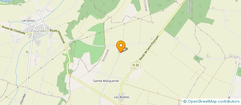 localisation de l'entreprise MONSIEUR JEAN LAFOUCRIERE  ETROUSSAT