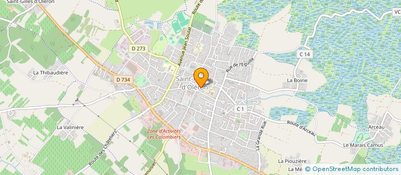 localisation de l'entreprise MONSIEUR JEAN LAFOUGERE  SAINT-PIERRE-D'OLERON