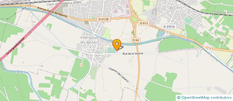 localisation de l'entreprise MONSIEUR JEAN LAFUENTE à VILLENEUVE-LES-BEZIERS