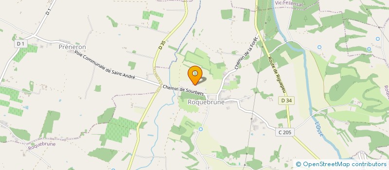 localisation de l'entreprise MONSIEUR JEAN LAGAILLARDE  SAINT-JEAN-POUTGE