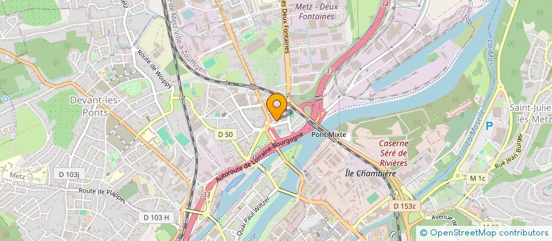 localisation de l'entreprise MONSIEUR JEAN LAGAL  METZ