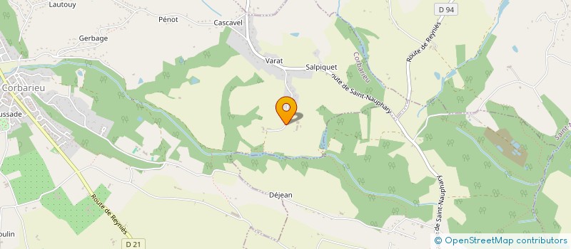 localisation de l'entreprise MONSIEUR JEAN LAGARD  CORBARIEU