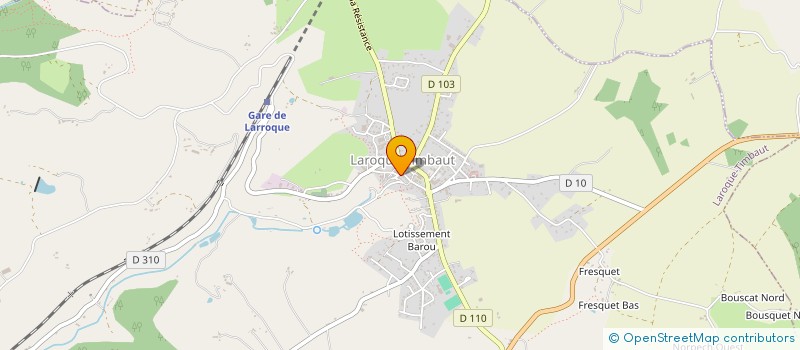 localisation de l'entreprise MONSIEUR JEAN LAGARDE  SAINT-ANTOINE-DE-FICALBA