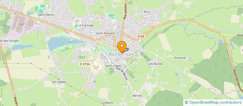 localisation de l'entreprise MONSIEUR JEAN LAGARDE à BOURBON-LANCY