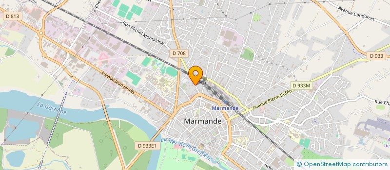 localisation de l'entreprise MONSIEUR JEAN LAGARDERE à MARMANDE
