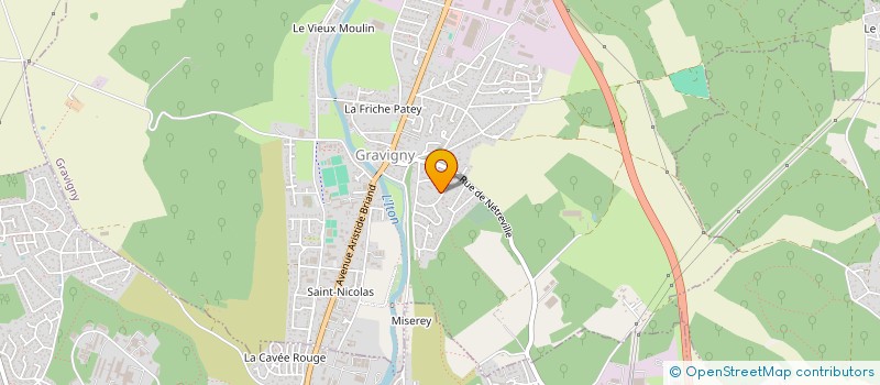 localisation de l'entreprise MONSIEUR JEAN LAGIER à GRAVIGNY